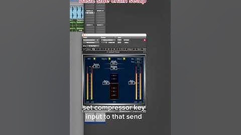 How to setup a Side chain compression in protools?