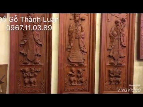 Video Tranh Phúc Lộc Thọ Gỗ Hương Siêu Kỹ (Đồ Gỗ Thành Luân)... - youtube