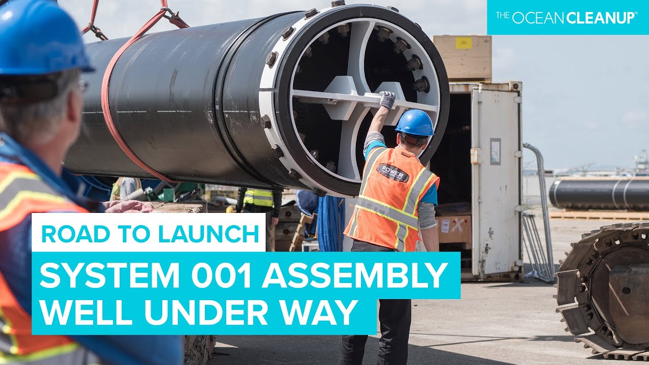 Building the first cleanup system | System 001| The Ocean Cleanup - YouTube