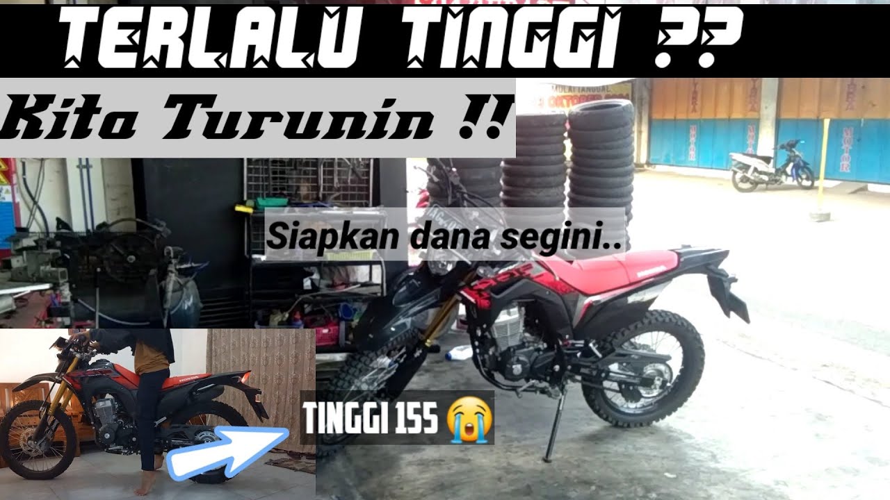 PROSES MENURUNKAN SHOCK CRF150L