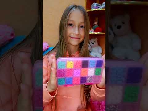 Челлендж. ТРИ ЦВЕТА бусин для браслета Хейши #shorts