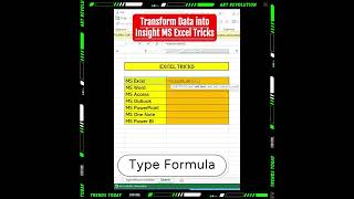 Insights in Excel - Data Analysis Excel tricks #excel #exceltips #msexcel #youtubeshorts #exceltrick