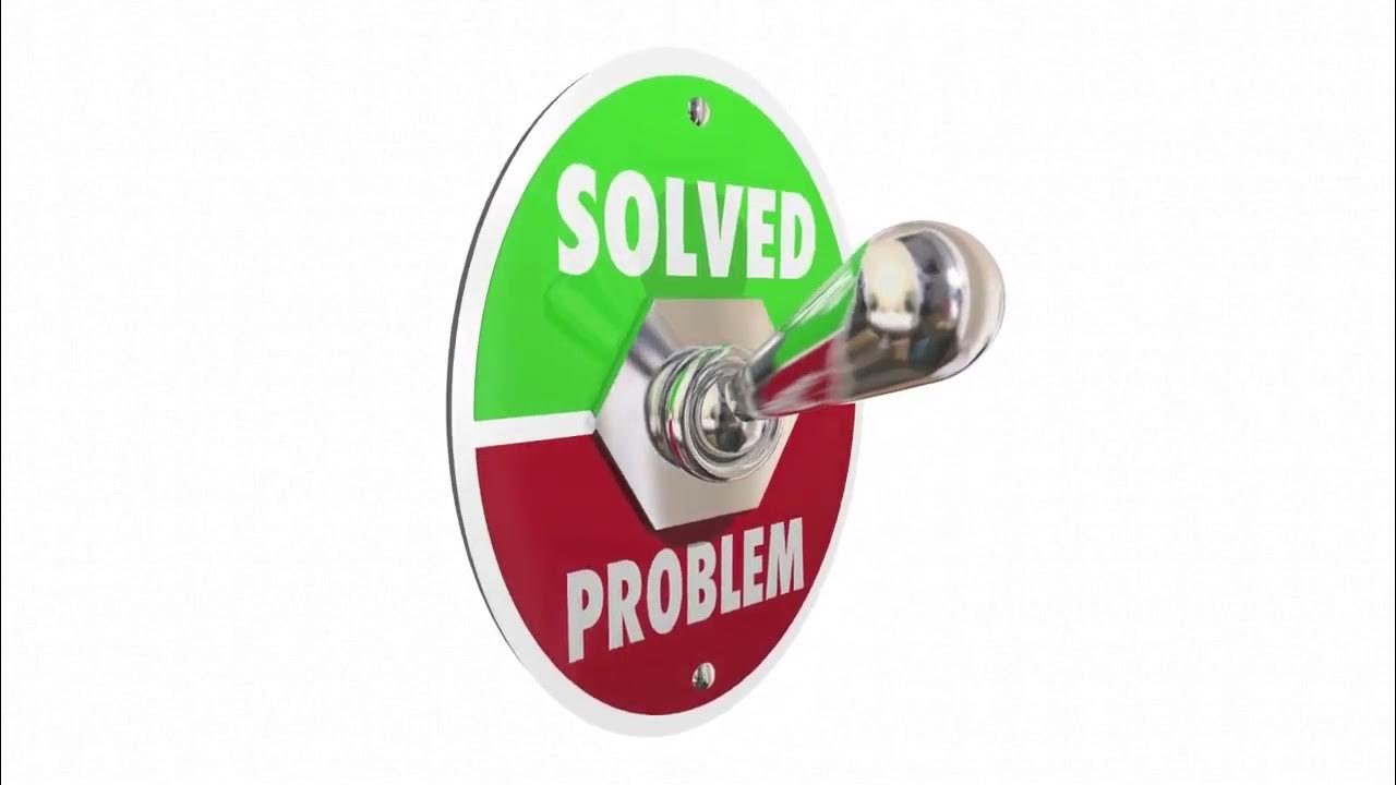 Fix the problem you faced. Fix the problem you faced