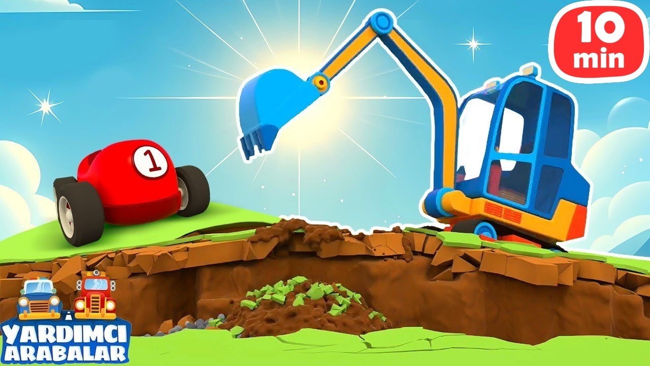 Yardımcı Arabalar - Deprem ve Yakıt Kamyonlar! Erkek çocuklar için ile çizgi filmler