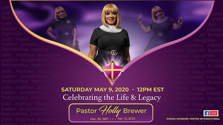 Pastor Holly Brewer's Home-Going Video Announcement