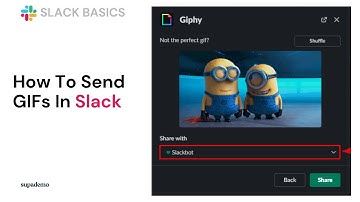 How to send GIFs in Slack