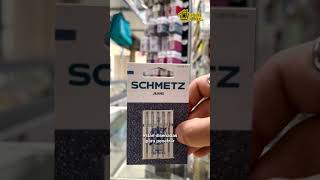 Agujas schmetz jeans, diseño especial que penetra fácilmente telas gruesas y rígidas.