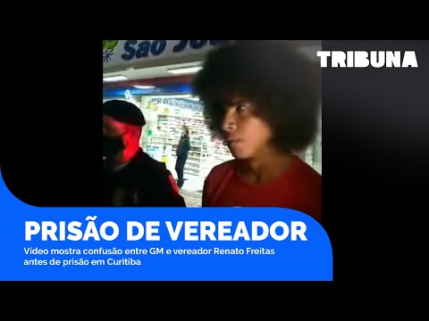 Vídeo mostra confusão que terminou com a prisão do vereador Renato Freitas (PT), em Curitiba