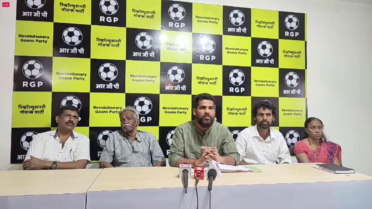 LIVE: REVOLUTIONARY GOANS PARTY PRESS CONFERENCE
