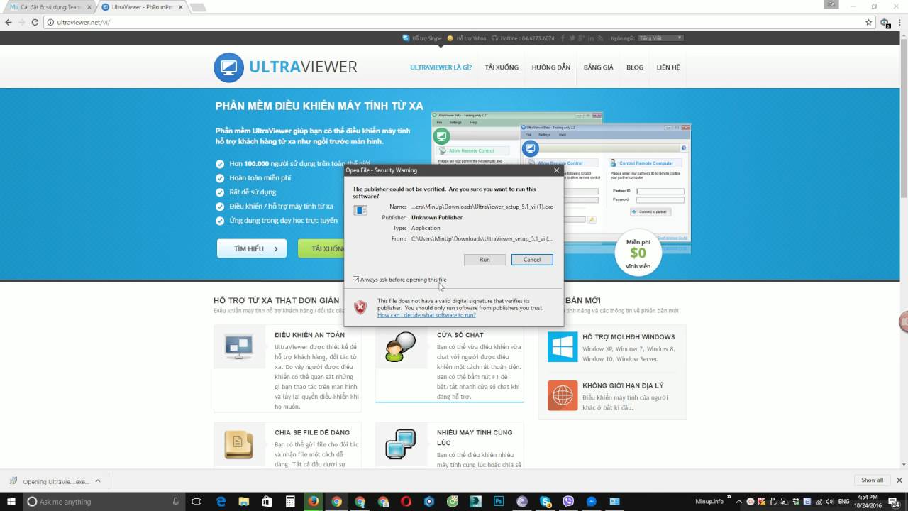 Ultraviewer thay th teamviewer i u khi n m y t nh qua m ng youtube