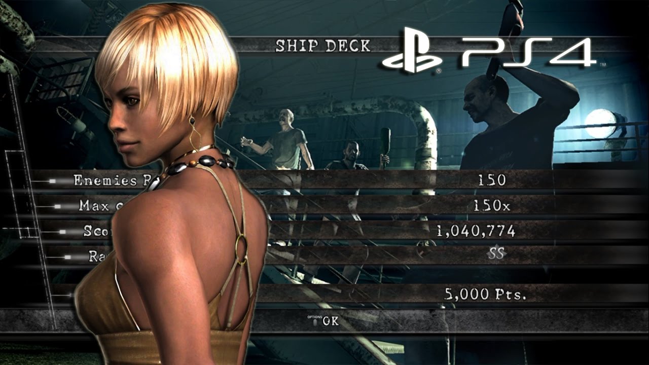 Ship Deck Solo 1,040,774 Sheva Clubbin' | Resident Evil 5 PS4 Mercenaries United