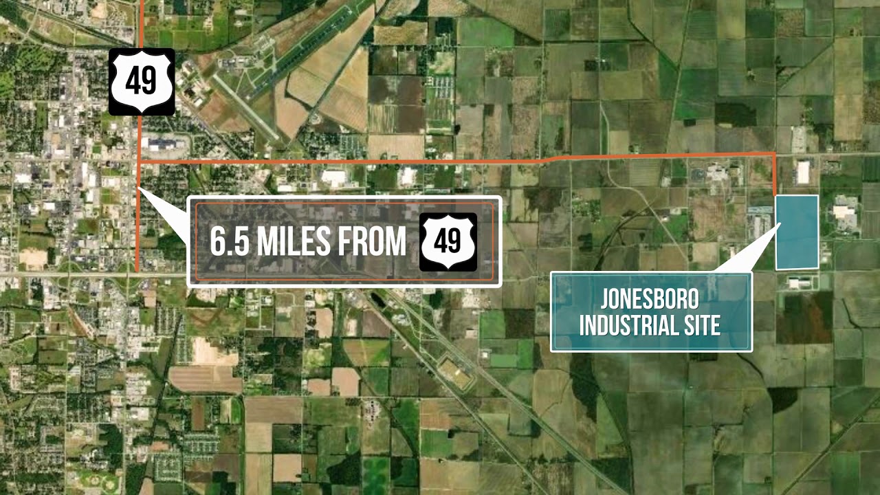 Available Industrial Site in Jonesboro, AR YouTube