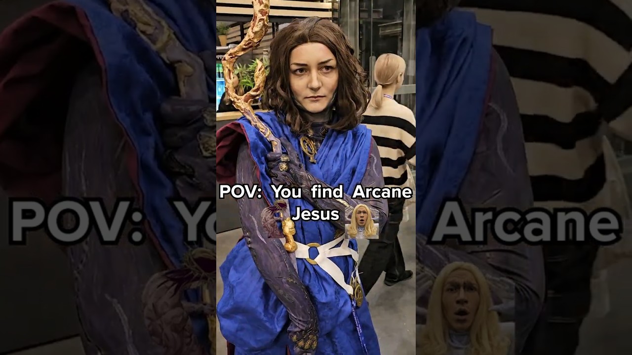 Funny Valentine vs. Arcane Jesus?! 💀⚔️ (JoJo SBR Golden Scar Meme)