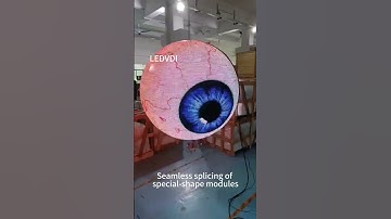 sphere led screen seamless splicing by special-shape modules #web:www.ledvdi.com #008618126257352