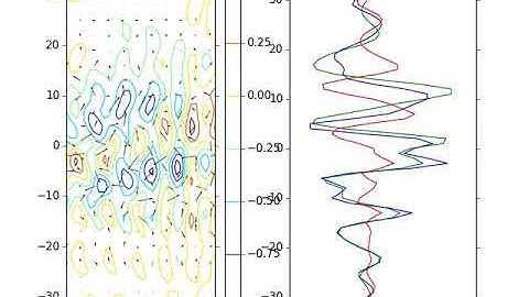 enstrophy with radial profile