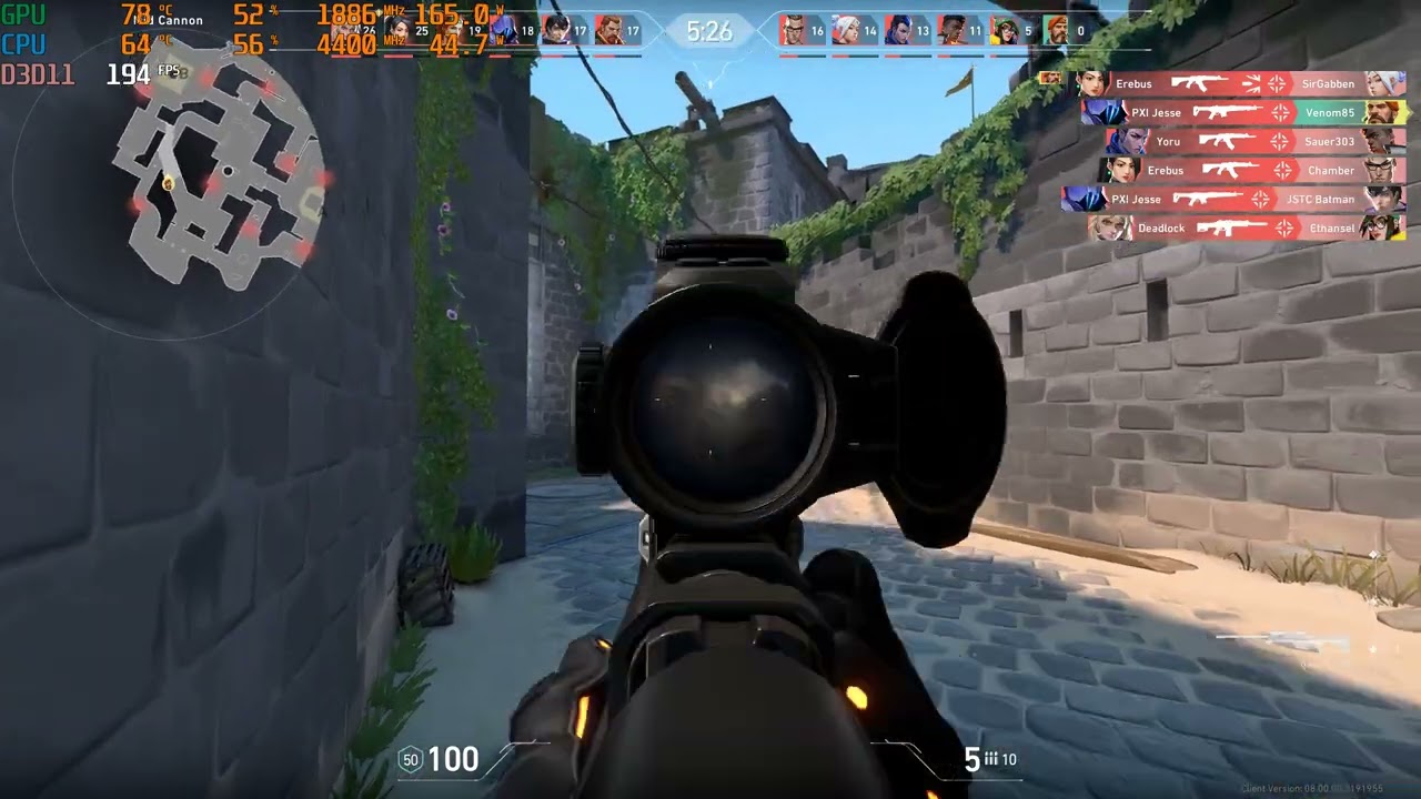 Getting rekt on Valorant - - GTX 1080 TI - I7 7700K - 1440P 