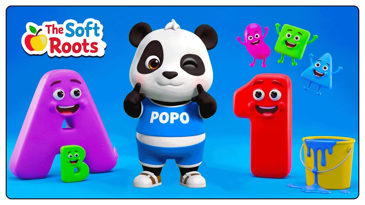 Preschool Learning activities for 3 year olds at home | Learn ABC Phonics Shapes Numbers Colors 🌈