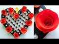 Diy paper flower wall hanging /Simple and beautiful wall hanging/Wall decoration by KovaiCraft #42