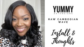 Yummy Extensions Review- Cambodian Natural Wave Install &amp; Thoughts