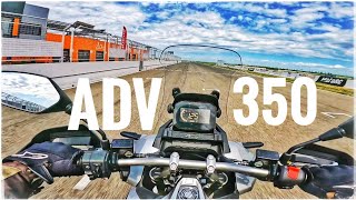 The NEW 2022 Honda ADV 350 🔔 What to expect from it? First test ride on the race track