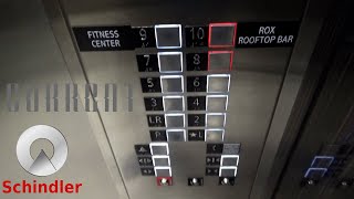 Schindler 5500 MRL Traction Service/Passenger Elevator @ The CURRENT Hotel, Tampa FL