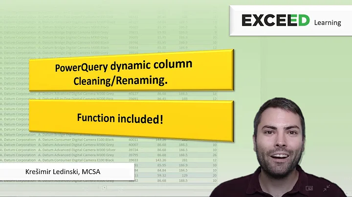 Using M to dynamically change column names in Power Query