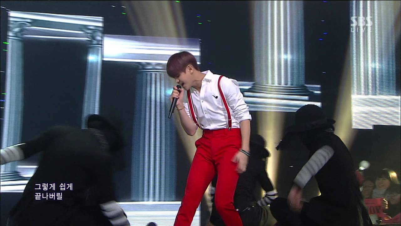 Yoseop of Beast (Yoseop) [Кофеин] @SBS Inkigayo Популярная песня 20130106