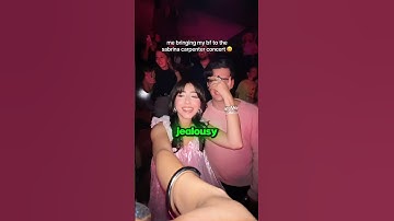 She Took her Boyfriend to a Sabrina Carpenter Concert