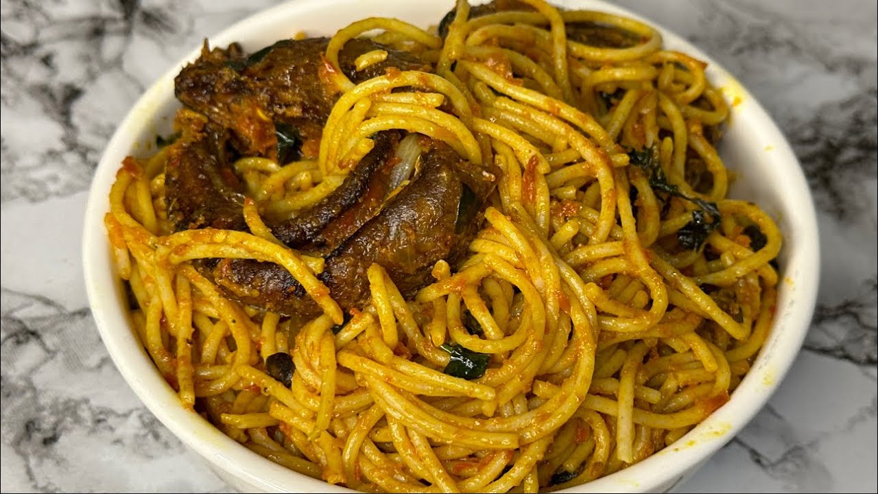 How to make Delicious Native spaghetti jollof /Nigerian Recipe