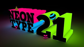 Cinema 4D Tutorial  -  Neon Classic