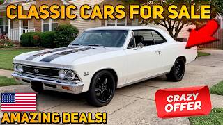 AMAZING DEALS! 20 Classic Cars Under $7,000 Sitting in Your Area Right Now!
