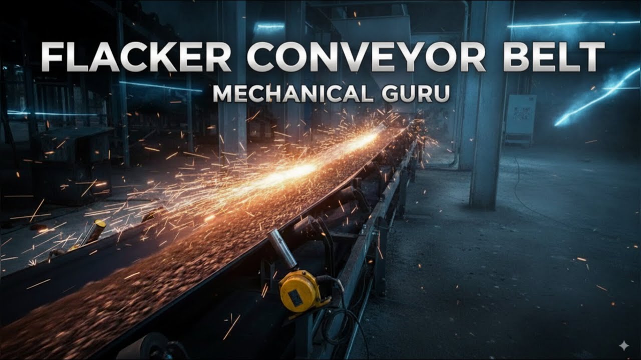 ⚙️Flacker Conveyor Belt | Mechanical Guru | Engineering Explained