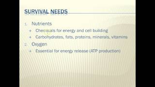 BIO 201 - UNIT 1 - Ch 1 - Lec 4 - Requirements of Life