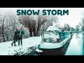 Unbelievable Snow Day on a Narrowboat