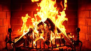 🔥 Fireplace 4K UHD! Fireplace with Crackling Fire Sounds. Fireplace Ambience