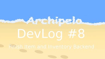 Archipelo DevLog #8: Finished Item and Inventory Backend, mostly (LibGDX 2D Java MMORPG)