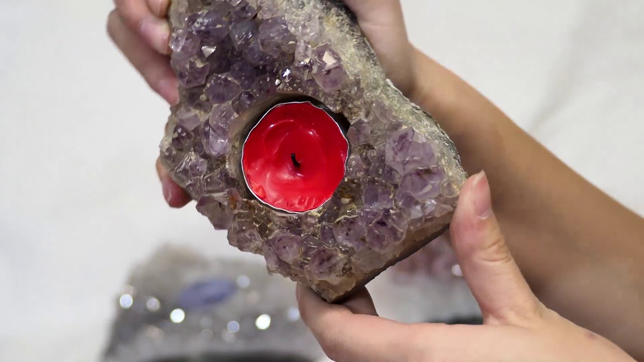 2.65Kg Natural Amethyst Loving Set J913 6 YouTube player