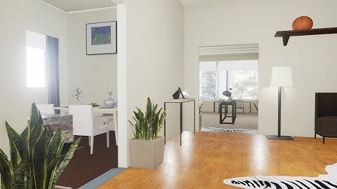 Unreal Engine 4 Interior Demo Real -Time 1080p 60FPS