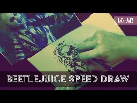 Beetlejuice Speed Drawing