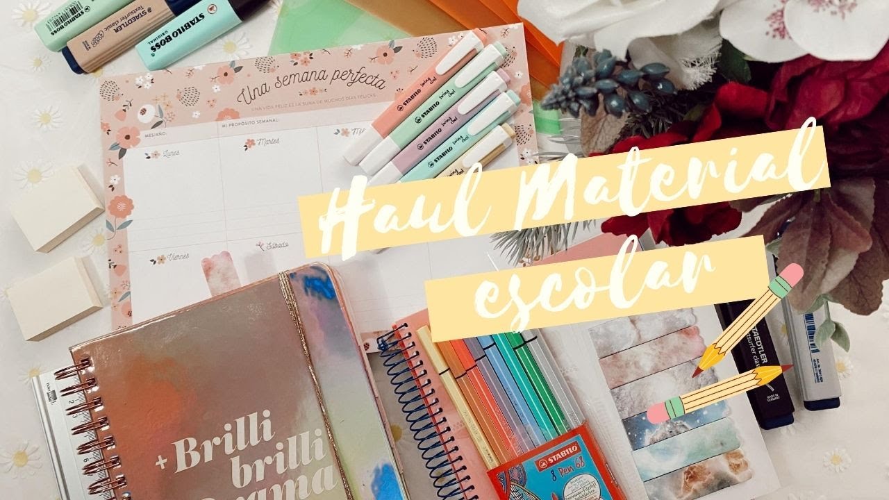 HAUL MATERIAL ESCOLAR 2020 | BACK TO SCHOOL