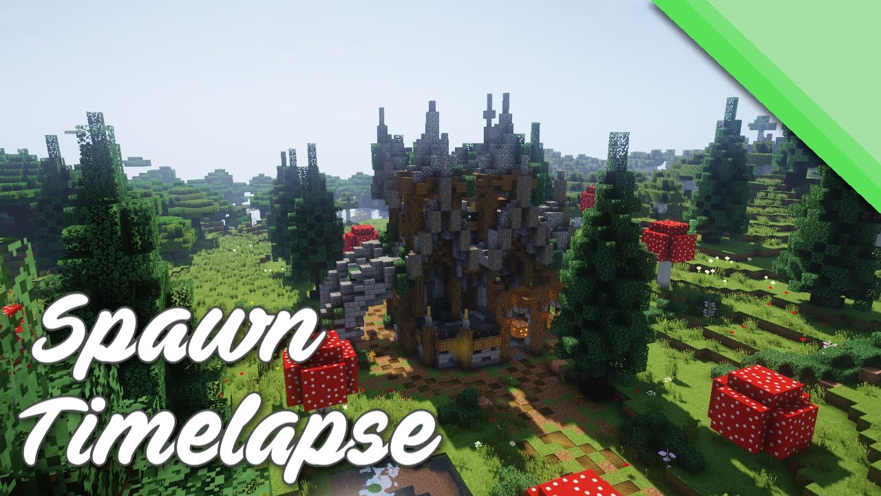 Minecraft Spawn Timelapse for ImaFlyNmidget | Prank Wars Spawn - YouTube