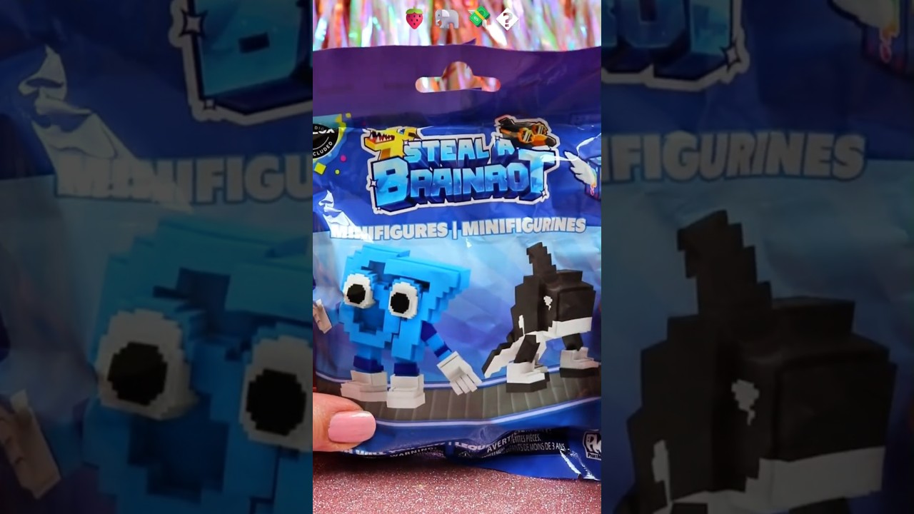 ASMR UNBOXING Steal a Brainrot Blind Bag Review ❤️#shorts #asmr #stealabrainrot #trending #viral