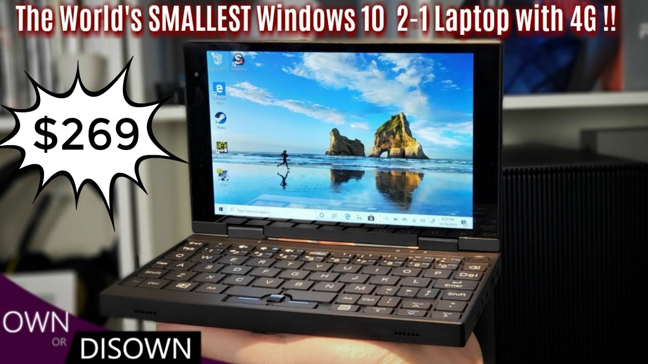 $269 !! PEAKAGO - 7"  2-1 LAPTOP with 4G - World's Smallest !