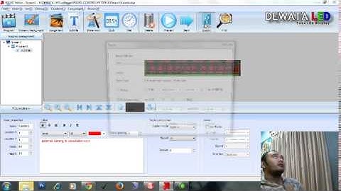 Mengatur Brightness Running Text dengan Controller X2 #DEWATALED.COM