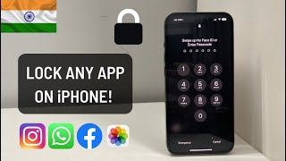 How to set App lock in an iPhone | 2 Simple methods for first time buyers | Big billion days screenshot 4