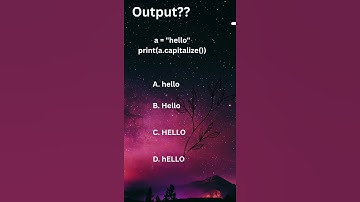 Quize ⏰⏰ #coding #python #programming #code #viral #developer #tranding #100daysofcode #shorts