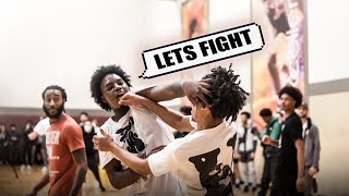 HUGE FIGHT Breaks Out CRAZIEST GYM TAKEOVER EVER (5v5 Basketball)