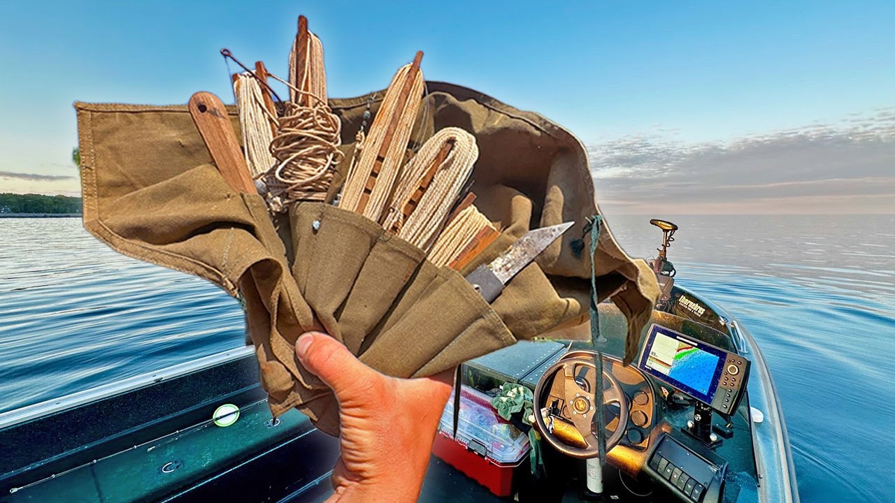 Overnight camping w/ WWII Fishing Survival Kit (Catch and Cook Lake