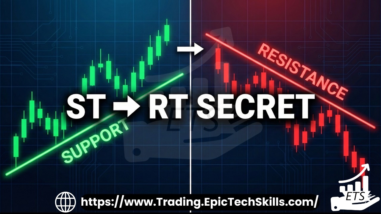 Master Dynamic Polarity: The "Trendline Breakdown & Retest" Strategy - Tamil Tech Mentors
