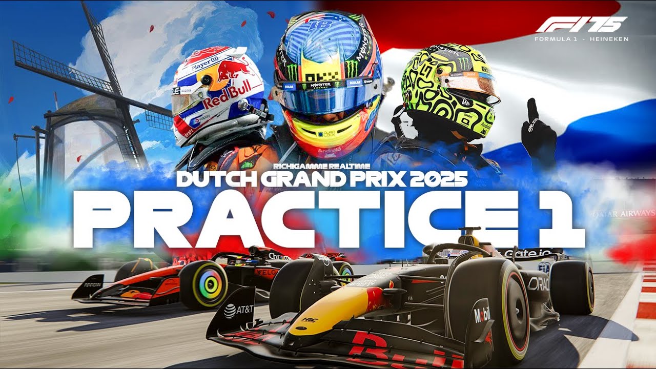 LIVE F1 PRACTICE 1 | DUTCH GP 2025 Timing & Formula 1 Commentary